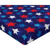Ambesonne Christmas Fitted Sheet, Merry Christmas Lettering on an Abstract Modern Snowflake Dot Pattern, Soft Decorative Fabric Bedding All-Round Elastic Pocket, Queen Size, Charcoal Beige(Dark Blue White)