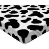 Ambesonne Christmas Fitted Sheet, Merry Christmas Lettering on an Abstract Modern Snowflake Dot Pattern, Soft Decorative Fabric Bedding All-Round Elastic Pocket, Queen Size, Charcoal Beige(Grey Charcoal White)