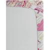 Ambesonne Christmas Fitted Sheet, Merry Christmas Lettering on an Abstract Modern Snowflake Dot Pattern, Soft Decorative Fabric Bedding All-Round Elastic Pocket, Queen Size, Charcoal Beige(Beige Pink)