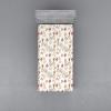 Ambesonne Christmas Fitted Sheet, Merry Christmas Lettering on an Abstract Modern Snowflake Dot Pattern, Soft Decorative Fabric Bedding All-Round Elastic Pocket, Queen Size, Charcoal Beige(Salmon Khaki)