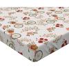 Ambesonne Christmas Fitted Sheet, Merry Christmas Lettering on an Abstract Modern Snowflake Dot Pattern, Soft Decorative Fabric Bedding All-Round Elastic Pocket, Queen Size, Charcoal Beige(Salmon Khaki)