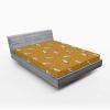 Ambesonne Christmas Fitted Sheet, Merry Christmas Lettering on an Abstract Modern Snowflake Dot Pattern, Soft Decorative Fabric Bedding All-Round Elastic Pocket, Queen Size, Charcoal Beige(Coffee White)