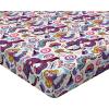 Ambesonne Christmas Fitted Sheet, Merry Christmas Lettering on an Abstract Modern Snowflake Dot Pattern, Soft Decorative Fabric Bedding All-Round Elastic Pocket, Queen Size, Charcoal Beige(Blue Violet)