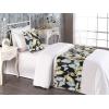 Ambesonne Christmas Floral Bed Runner Set, Simple Design Botany Pattern Winter Rabbits Snowflakes Circles, Decorative Bedding Scarf and a Pillow Sham for Hotels Homes, Twin, Dark Sea Green White(Blue Grey Khaki Black)