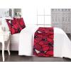 Ambesonne Christmas Floral Bed Runner Set, Simple Design Botany Pattern Winter Rabbits Snowflakes Circles, Decorative Bedding Scarf and a Pillow Sham for Hotels Homes, Twin, Dark Sea Green White(Dark Coral Blue Violet)