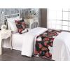 Ambesonne Christmas Floral Bed Runner Set, Simple Design Botany Pattern Winter Rabbits Snowflakes Circles, Decorative Bedding Scarf and a Pillow Sham for Hotels Homes, Twin, Dark Sea Green White(Coral Black Multicolor)