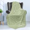 Ambesonne Cousin Gift Blanket, Custom Gift Idea for Women & Men Christmas Birthday Present Male Female, Flannel Fleece Bed & Throw Cover Filled with Appreciation Love Words, 50″ x 70″, Black(Pale Green)