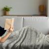 Ambesonne Cousin Gift Blanket, Custom Gift Idea for Women & Men Christmas Birthday Present Male Female, Flannel Fleece Bed & Throw Cover Filled with Appreciation Love Words, 50″ x 70″, Black(Dusk)