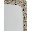 Ambesonne Eggplant Fitted Sheet, Christmas Inspired Flowers Snowflakes and Swirls in a Violet Delicate Environment, Soft Decorative Fabric Bedding All-Round Elastic Pocket, Twin Size, Violet White(Red Grey)