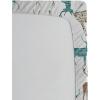 Ambesonne Eggplant Fitted Sheet, Christmas Inspired Flowers Snowflakes and Swirls in a Violet Delicate Environment, Soft Decorative Fabric Bedding All-Round Elastic Pocket, Twin Size, Violet White(Turquoise Beige)