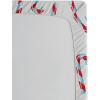 Ambesonne Eggplant Fitted Sheet, Christmas Inspired Flowers Snowflakes and Swirls in a Violet Delicate Environment, Soft Decorative Fabric Bedding All-Round Elastic Pocket, Twin Size, Violet White(White Aqua)