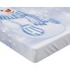 Ambesonne Eggplant Fitted Sheet, Christmas Inspired Flowers Snowflakes and Swirls in a Violet Delicate Environment, Soft Decorative Fabric Bedding All-Round Elastic Pocket, Twin Size, Violet White(Ice Blue)