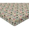 Ambesonne Eggplant Fitted Sheet, Christmas Inspired Flowers Snowflakes and Swirls in a Violet Delicate Environment, Soft Decorative Fabric Bedding All-Round Elastic Pocket, Twin Size, Violet White(Red Grey)