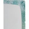 Ambesonne Eggplant Fitted Sheet, Christmas Inspired Flowers Snowflakes and Swirls in a Violet Delicate Environment, Soft Decorative Fabric Bedding All-Round Elastic Pocket, Twin Size, Violet White(Mint Green Pale Blue)
