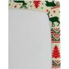 Ambesonne Eggplant Fitted Sheet, Christmas Inspired Flowers Snowflakes and Swirls in a Violet Delicate Environment, Soft Decorative Fabric Bedding All-Round Elastic Pocket, Twin Size, Violet White(Emerald Beige Scarlet)