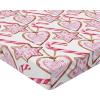 Ambesonne Eggplant Fitted Sheet, Christmas Inspired Flowers Snowflakes and Swirls in a Violet Delicate Environment, Soft Decorative Fabric Bedding All-Round Elastic Pocket, Twin Size, Violet White(Pink Brown)