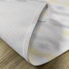 Ambesonne Grey and Yellow Place Mats Set of 4, Sketchy Hand Drawn Abstract Chain Like Design, Washable Fabric Placemats for Dining Table, Standard Size, Grey Yellow