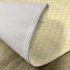 Ambesonne Polka Dots Place Mats Set of 4, Nostalgic Pastel Polka Dots in Never Ending Path Vintage Old-Fashion Art, Washable Fabric Placemats for Dining Table, Standard Size, Pale Yellow White