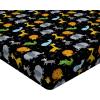 Ambesonne Puppy Fitted Sheet, Funny Christmas Themed Watercolor Painting of Happy Corgi Dog with Deer Antlers Image, Soft Decorative Fabric Bedding All-Round Elastic Pocket, Twin Size, Pale Coffee(Charcoal Yellow)