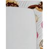 Ambesonne Puppy Fitted Sheet, Funny Christmas Themed Watercolor Painting of Happy Corgi Dog with Deer Antlers Image, Soft Decorative Fabric Bedding All-Round Elastic Pocket, Twin Size, Pale Coffee(Coral Cream)