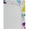 Ambesonne Puppy Fitted Sheet, Funny Christmas Themed Watercolor Painting of Happy Corgi Dog with Deer Antlers Image, Soft Decorative Fabric Bedding All-Round Elastic Pocket, Twin Size, Pale Coffee(Magenta Green)