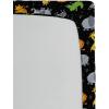 Ambesonne Puppy Fitted Sheet, Funny Christmas Themed Watercolor Painting of Happy Corgi Dog with Deer Antlers Image, Soft Decorative Fabric Bedding All-Round Elastic Pocket, Twin Size, Pale Coffee(Charcoal Yellow)