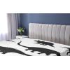 Ambesonne Puppy Fitted Sheet, Funny Christmas Themed Watercolor Painting of Happy Corgi Dog with Deer Antlers Image, Soft Decorative Fabric Bedding All-Round Elastic Pocket, Twin Size, Pale Coffee(Black Charcoal)