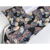 Cream Dark Indigo and Black