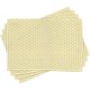 Ambesonne Polka Dots Place Mats Set of 4, Nostalgic Pastel Polka Dots in Never Ending Path Vintage Old-Fashion Art, Washable Fabric Placemats for Dining Table, Standard Size, Pale Yellow White