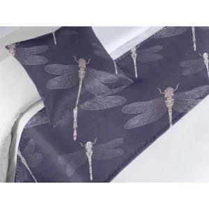 Ambesonne Christmas Floral Bed Runner Set, Simple Design Botany Pattern Winter Rabbits Snowflakes Circles, Decorative Bedding Scarf and a Pillow Sham for Hotels Homes, Twin, Dark Sea Green White(Quartz Grey Pink Ivory)