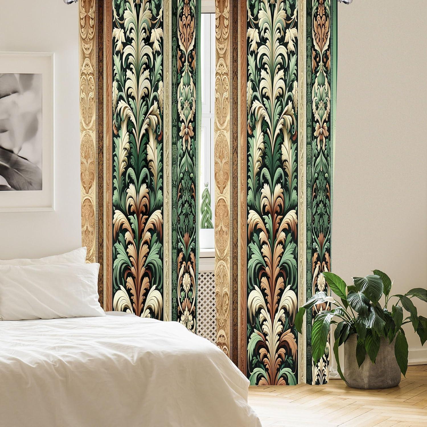 imageAmbesonne Dinosaur Curtains Delicate Cartoon Animals of Jurassic Scenario Funny Jungle Pastel Tones Window Treatments 2 Panel Set for Living Room Bedroom Pair of 28 x 95 Blush Blue Grey WhiteEmerald Caramel