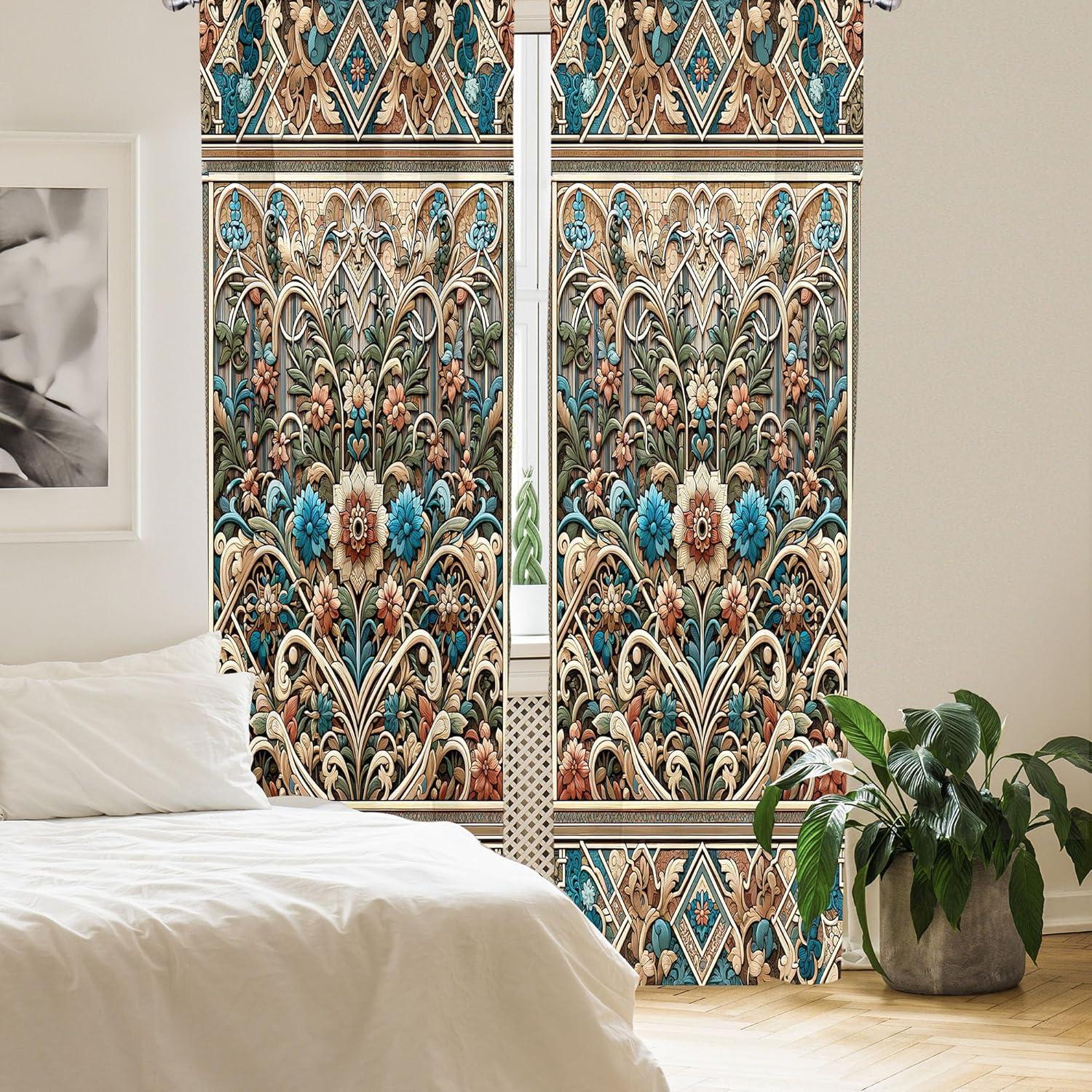 imageAmbesonne Dinosaur Curtains Delicate Cartoon Animals of Jurassic Scenario Funny Jungle Pastel Tones Window Treatments 2 Panel Set for Living Room Bedroom Pair of 28 x 95 Blush Blue Grey WhiteChampagne Pale Blue Ecru