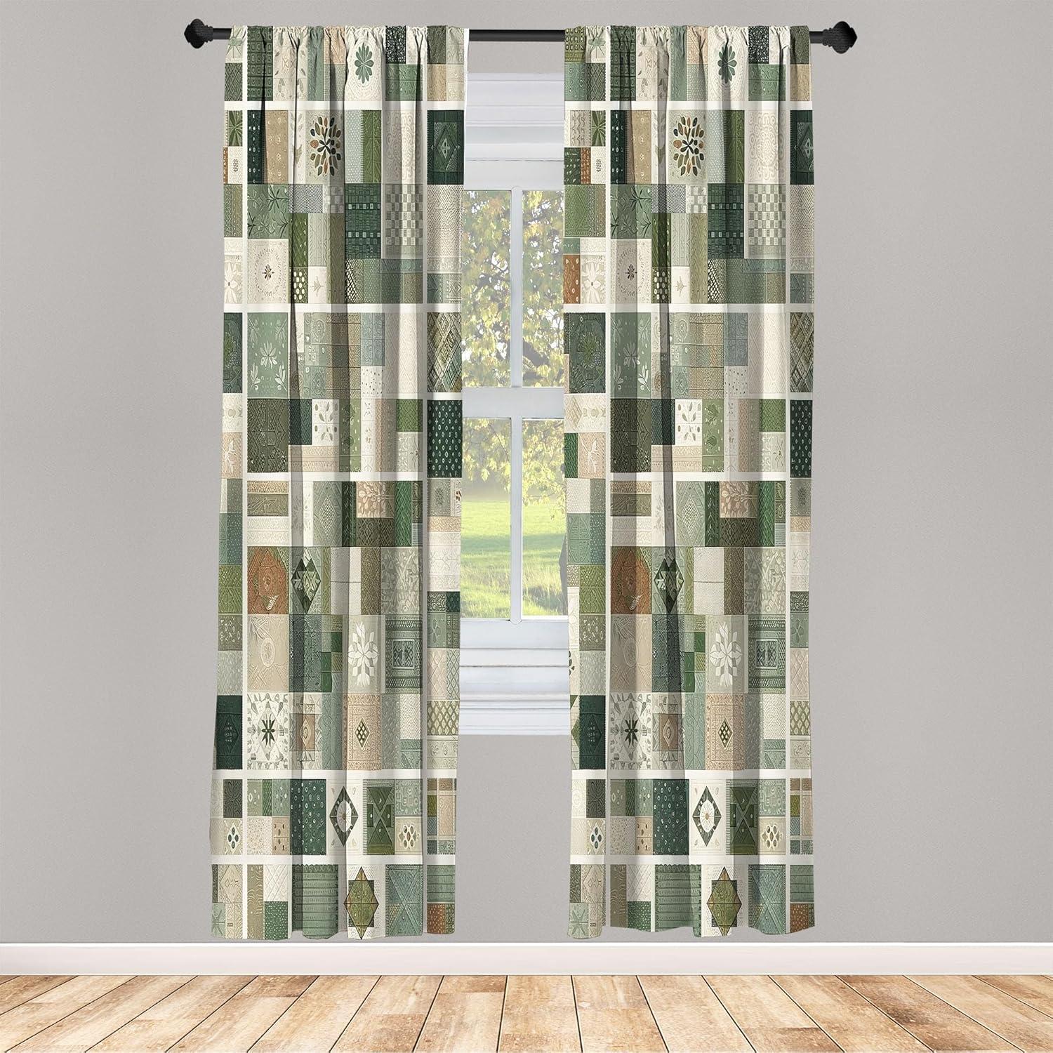 imageAmbesonne Dinosaur Curtains Delicate Cartoon Animals of Jurassic Scenario Funny Jungle Pastel Tones Window Treatments 2 Panel Set for Living Room Bedroom Pair of 28 x 95 Blush Blue Grey WhiteIvory Peacock Green Rust