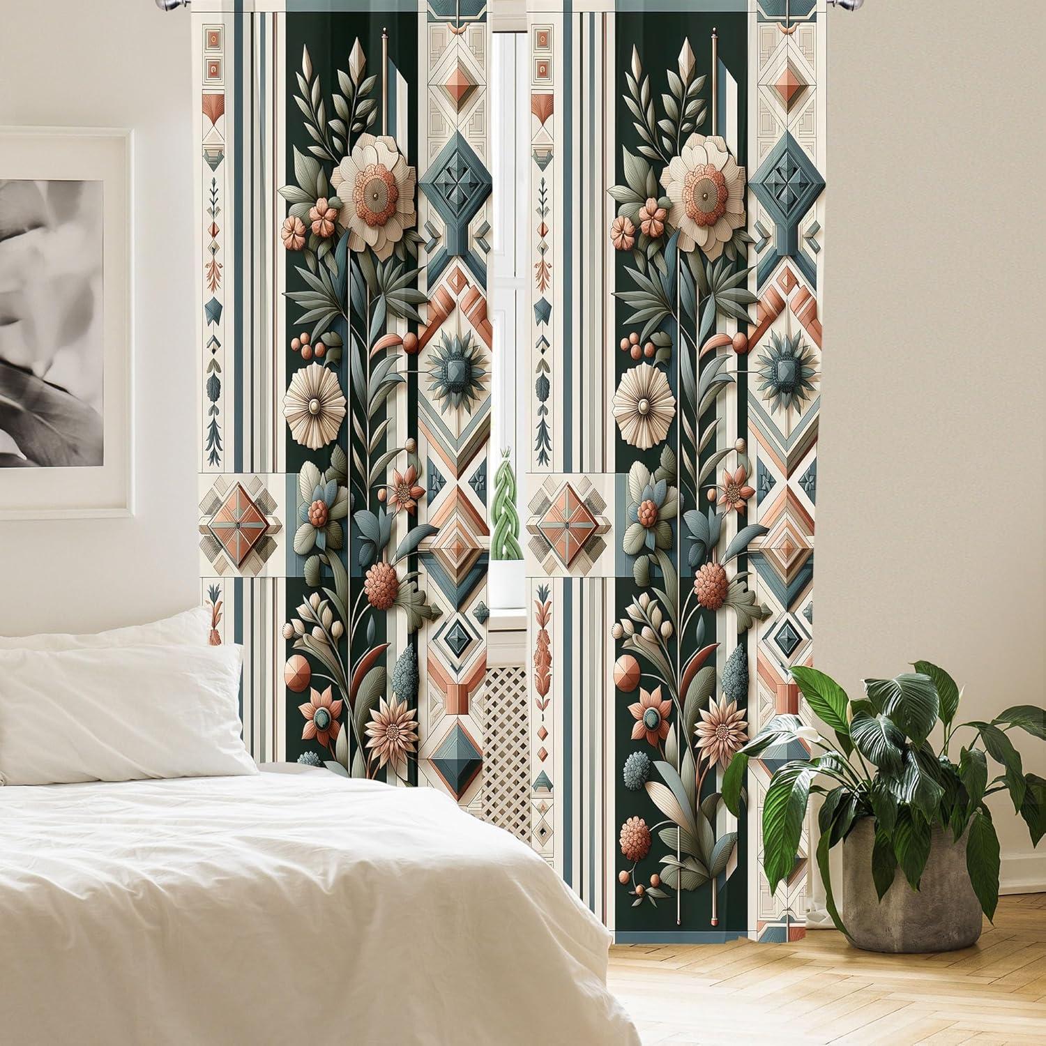 imageAmbesonne Dinosaur Curtains Delicate Cartoon Animals of Jurassic Scenario Funny Jungle Pastel Tones Window Treatments 2 Panel Set for Living Room Bedroom Pair of 28 x 95 Blush Blue Grey WhiteLaurel Green Salmon Beige