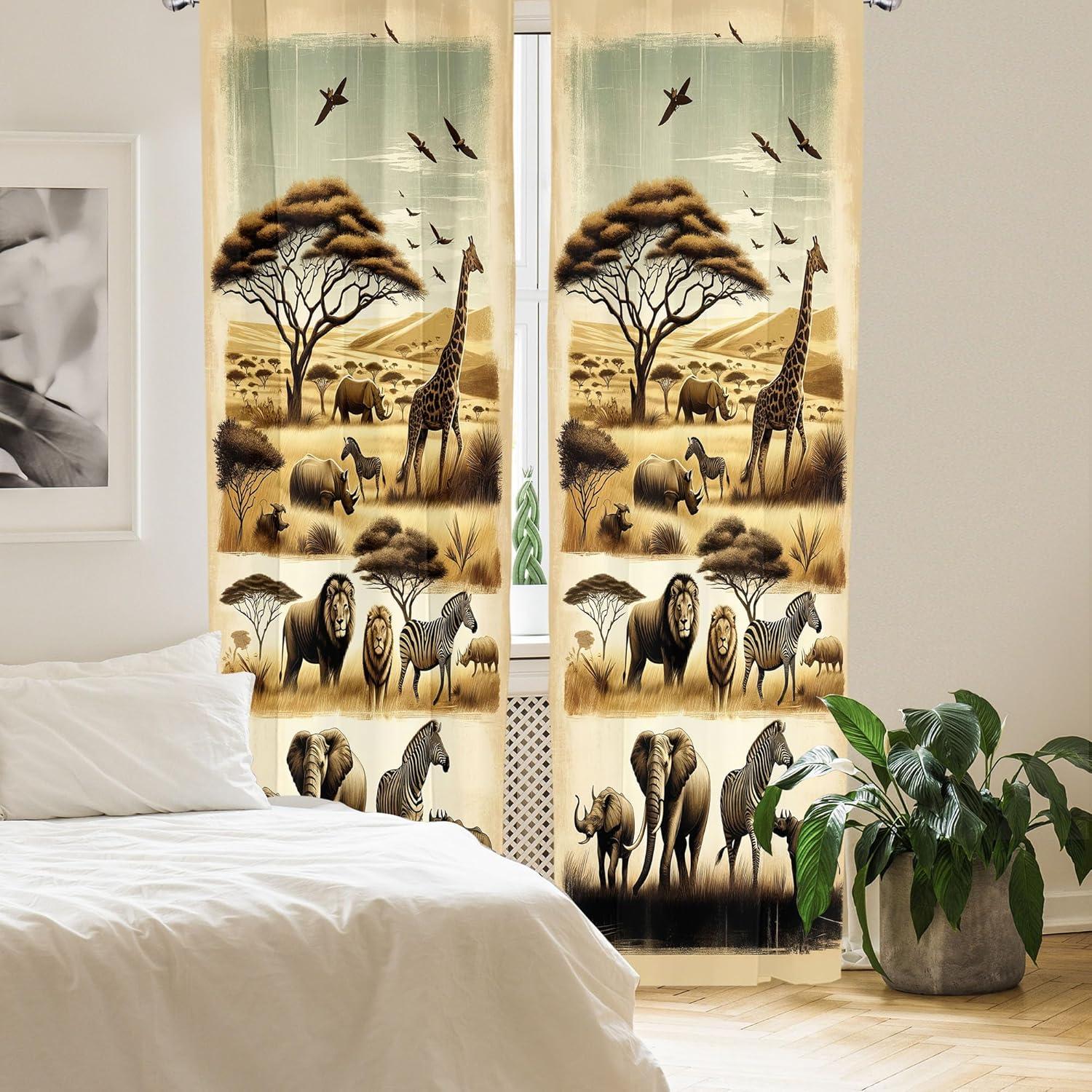 imageAmbesonne Dinosaur Curtains Delicate Cartoon Animals of Jurassic Scenario Funny Jungle Pastel Tones Window Treatments 2 Panel Set for Living Room Bedroom Pair of 28 x 95 Blush Blue Grey WhitePale Coffee Sand Brown