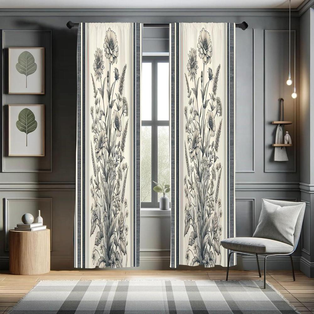 imageAmbesonne Dinosaur Curtains Delicate Cartoon Animals of Jurassic Scenario Funny Jungle Pastel Tones Window Treatments 2 Panel Set for Living Room Bedroom Pair of  28 x 95 Blush Blue Grey WhitePale Sage Green Grey