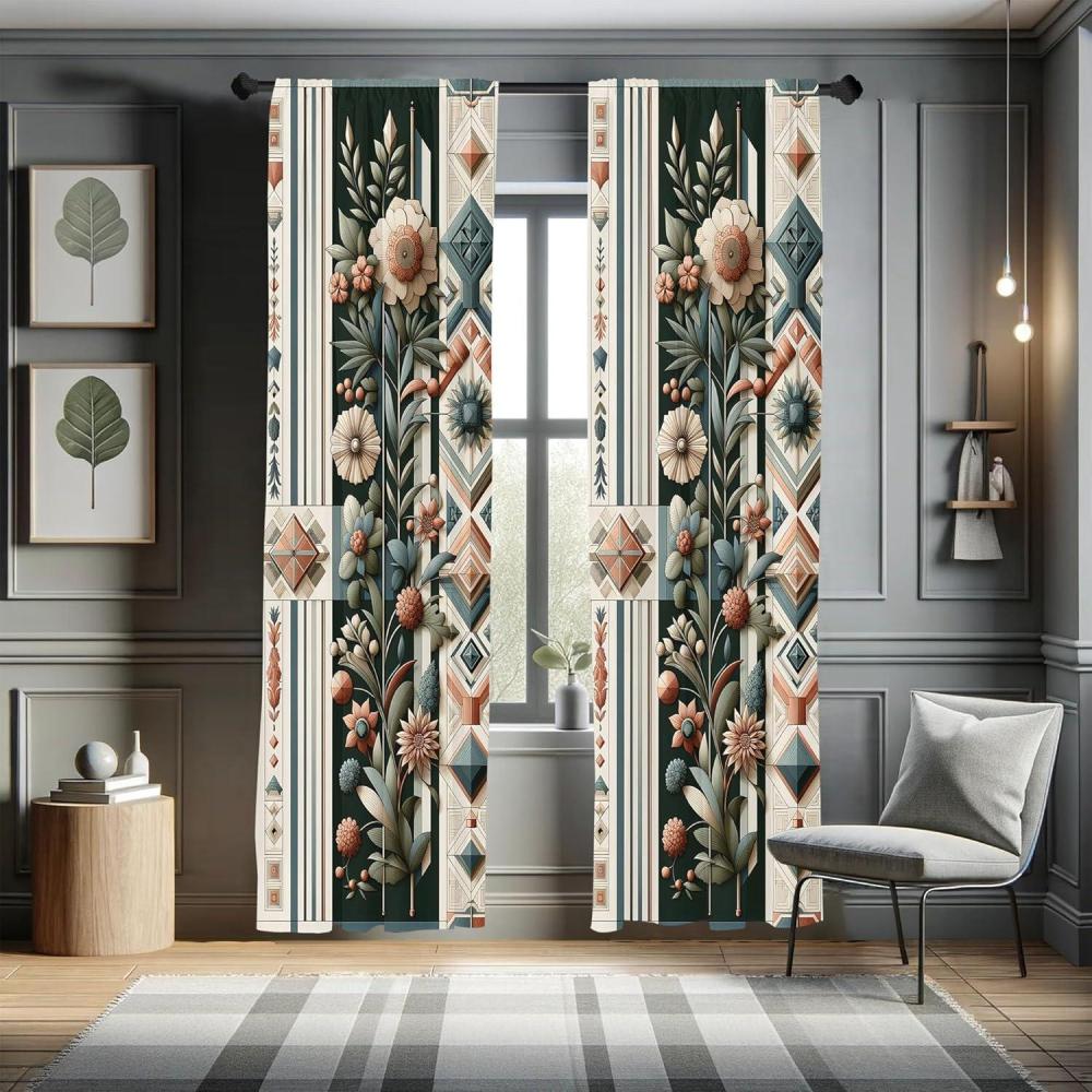 imageAmbesonne Dinosaur Curtains Delicate Cartoon Animals of Jurassic Scenario Funny Jungle Pastel Tones Window Treatments 2 Panel Set for Living Room Bedroom Pair of 28 x 95 Blush Blue Grey WhiteLaurel Green Salmon Beige