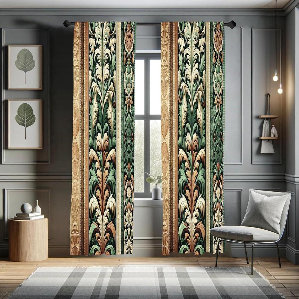 imageAmbesonne Dinosaur Curtains Delicate Cartoon Animals of Jurassic Scenario Funny Jungle Pastel Tones Window Treatments 2 Panel Set for Living Room Bedroom Pair of 28 x 95 Blush Blue Grey WhiteEmerald Caramel