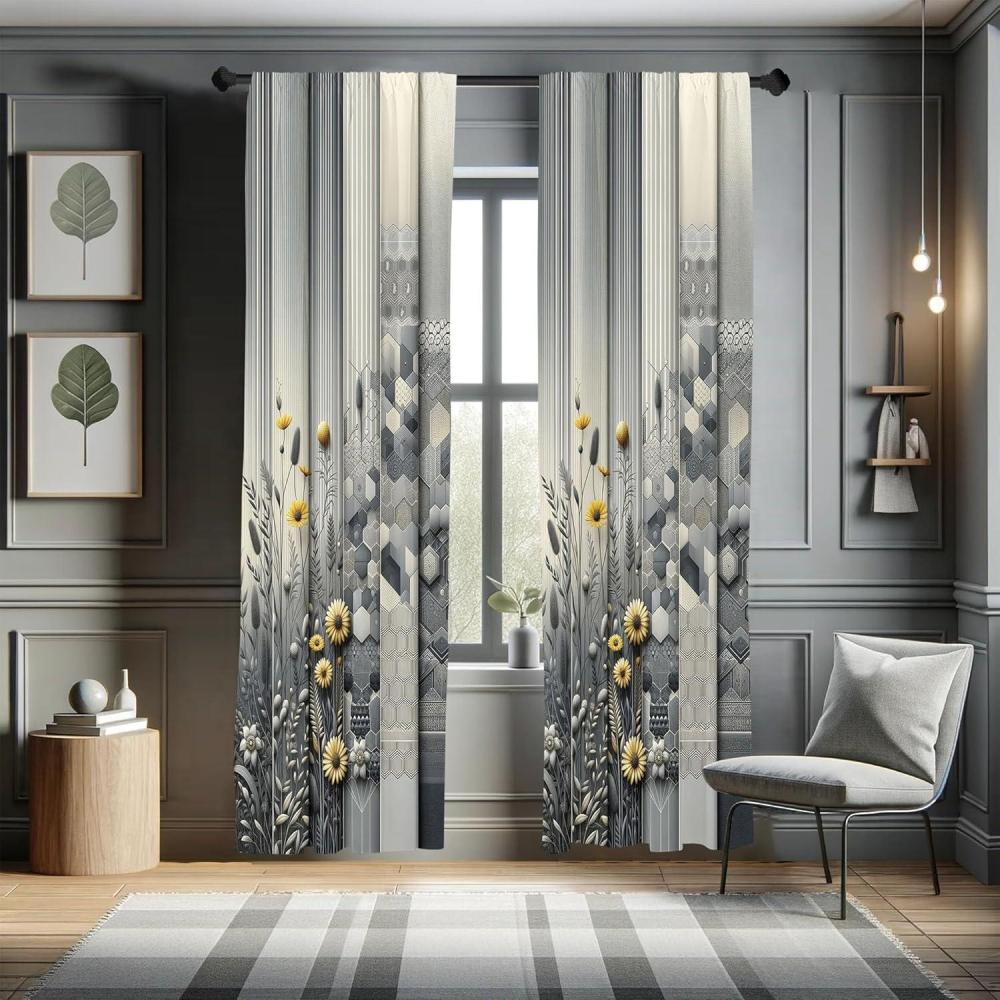 imageAmbesonne Dinosaur Curtains Delicate Cartoon Animals of Jurassic Scenario Funny Jungle Pastel Tones Window Treatments 2 Panel Set for Living Room Bedroom Pair of 28 x 95 Blush Blue Grey WhiteDimgray Yellow and Blue