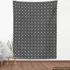 Ambesonne Black and White Fabric by The Yard, Monochrome Background with Square Shapes Diagonal Pattern Modern Geometric, Decorative Fabric for Upholstery and Home Accents, 2 Yards, Black Charcoal(Black Charcoal)