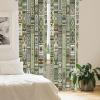 Ambesonne Dinosaur Curtains, Delicate Cartoon Animals of Jurassic Scenario Funny Jungle Pastel Tones, Window Treatments 2 Panel Set for Living Room Bedroom, Pair of – 28″ x 95″, Blush Blue Grey White(Pale Green Khaki)