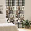 Ambesonne Dinosaur Curtains, Delicate Cartoon Animals of Jurassic Scenario Funny Jungle Pastel Tones, Window Treatments 2 Panel Set for Living Room Bedroom, Pair of – 28″ x 95″, Blush Blue Grey White(Cocoa Grey Teal and Green)