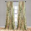 Ambesonne Dinosaur Curtains, Delicate Cartoon Animals of Jurassic Scenario Funny Jungle Pastel Tones, Window Treatments 2 Panel Set for Living Room Bedroom, Pair of – 28″ x 95″, Blush Blue Grey White(Green Khaki Cinnamon)
