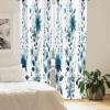 Ambesonne Dinosaur Curtains, Delicate Cartoon Animals of Jurassic Scenario Funny Jungle Pastel Tones, Window Treatments 2 Panel Set for Living Room Bedroom, Pair of – 28″ x 95″, Blush Blue Grey White(Slate Blue and Sea Blue)