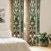 Ambesonne Dinosaur Curtains, Delicate Cartoon Animals of Jurassic Scenario Funny Jungle Pastel Tones, Window Treatments 2 Panel Set for Living Room Bedroom, Pair of – 28″ x 95″, Blush Blue Grey White(Emerald Caramel)