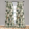 Ambesonne Dinosaur Curtains, Delicate Cartoon Animals of Jurassic Scenario Funny Jungle Pastel Tones, Window Treatments 2 Panel Set for Living Room Bedroom, Pair of – 28″ x 95″, Blush Blue Grey White(Ivory Peacock Green Rust)