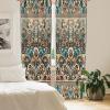 Ambesonne Dinosaur Curtains, Delicate Cartoon Animals of Jurassic Scenario Funny Jungle Pastel Tones, Window Treatments 2 Panel Set for Living Room Bedroom, Pair of – 28″ x 95″, Blush Blue Grey White(Champagne Pale Blue Ecru)