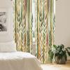 Ambesonne Dinosaur Curtains, Delicate Cartoon Animals of Jurassic Scenario Funny Jungle Pastel Tones, Window Treatments 2 Panel Set for Living Room Bedroom, Pair of – 28″ x 95″, Blush Blue Grey White(Green Khaki Cinnamon)