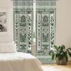 Ambesonne Dinosaur Curtains, Delicate Cartoon Animals of Jurassic Scenario Funny Jungle Pastel Tones, Window Treatments 2 Panel Set for Living Room Bedroom, Pair of – 28″ x 95″, Blush Blue Grey White(Peacock Green and Pale Tan)