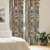 Ambesonne Dinosaur Curtains, Delicate Cartoon Animals of Jurassic Scenario Funny Jungle Pastel Tones, Window Treatments 2 Panel Set for Living Room Bedroom, Pair of – 28″ x 95″, Blush Blue Grey White(Teal Dark Coral Eggshell)